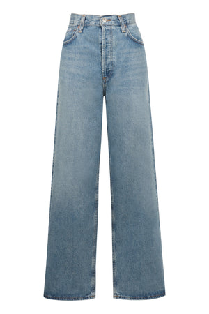 Low Slung Baggy leg jeans-0